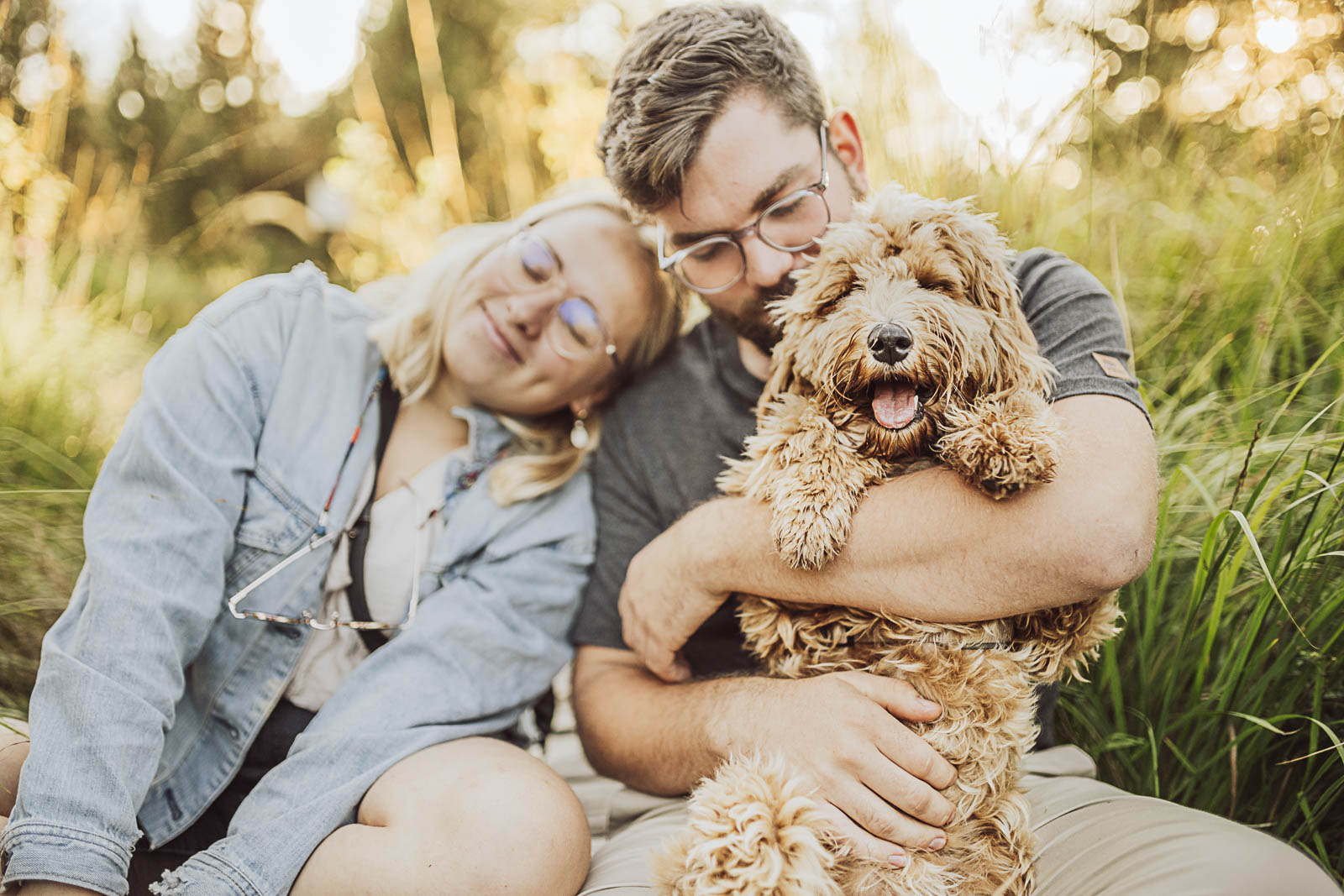 Beispielfotos Fotoshooting in den Bergen bei München mit Australian Labradoodle | Hundefotografin