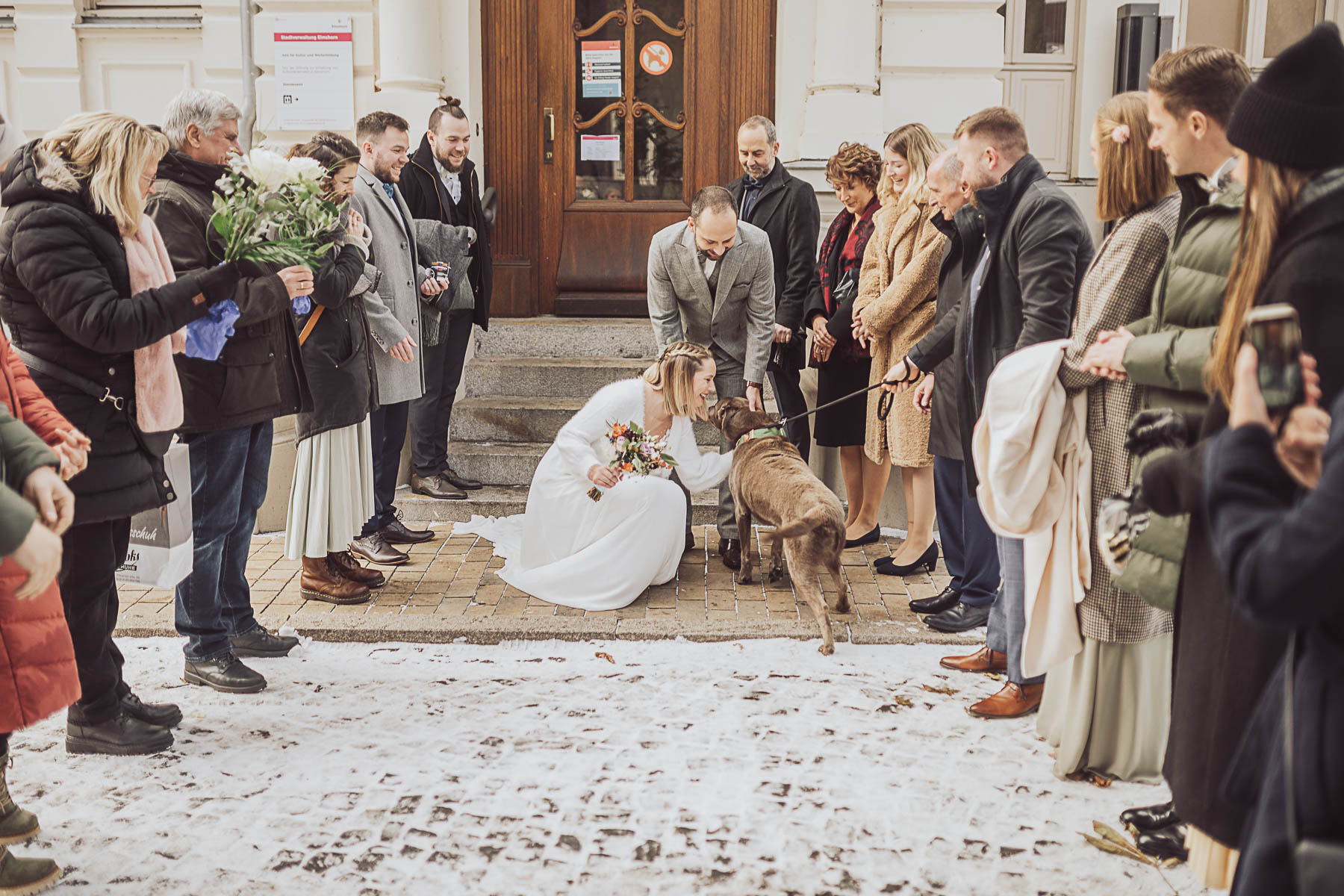 Heiraten mit Hund - Hochzeit Weiße Villa Elmshorn