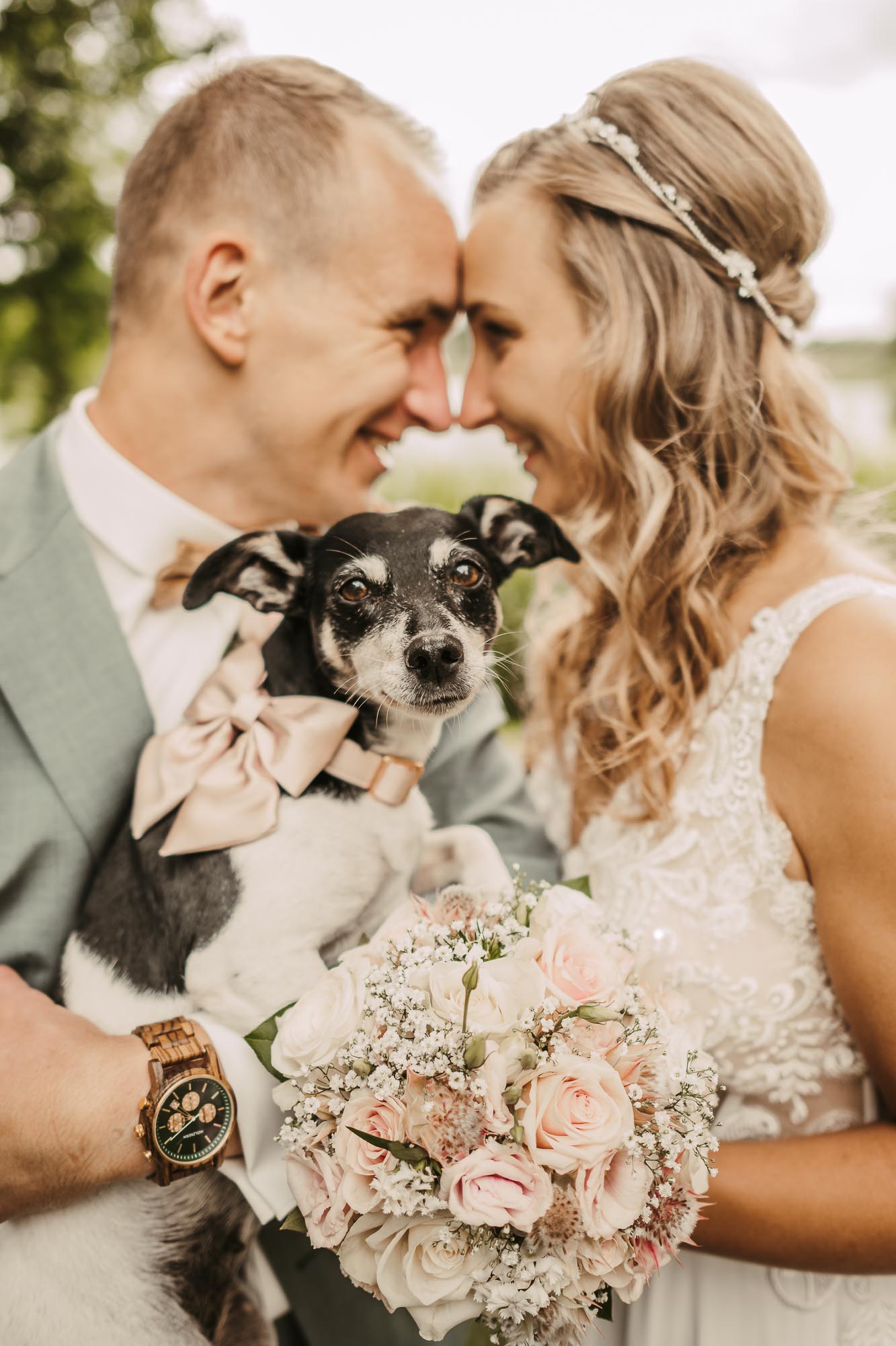 Heiraten mit Hund - Hochzeitsfotograf Rostock