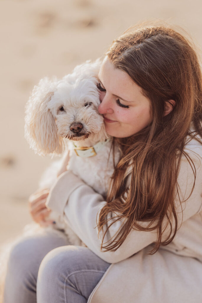 Fotoshooting mit Hund auf der Insel Rügen