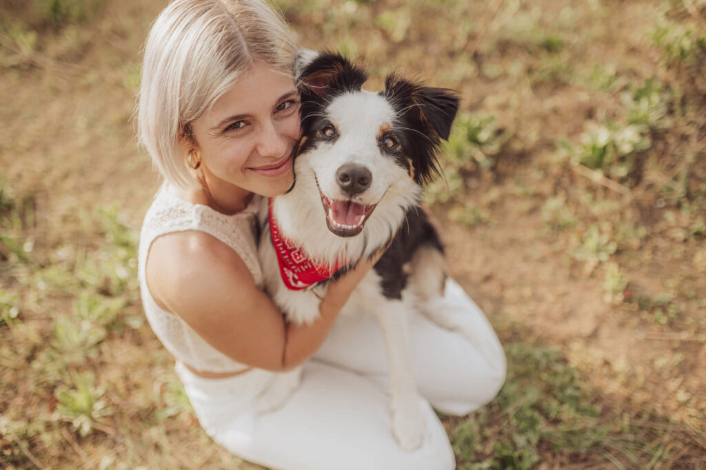 Fotoshooting mit Hund Frankfurt 9 Australian Shepherd beim Fotoshooting in Frankfurt – Shila im Abendlicht