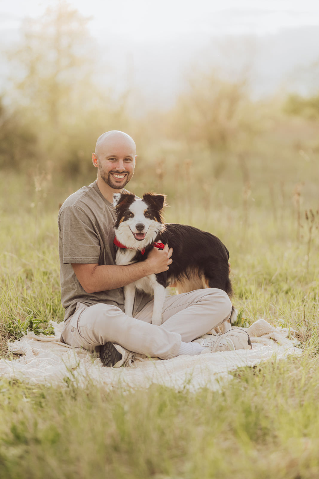 Fotoshooting mit Hund Frankfurt 2 Kevin mit Hündin Shila – echte Verbindung zwischen Mensch und Hund