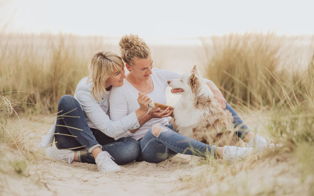 Fotoshooting am Strand der Ostsee mit Hund – ein Geschenk für die Ewigkeit
