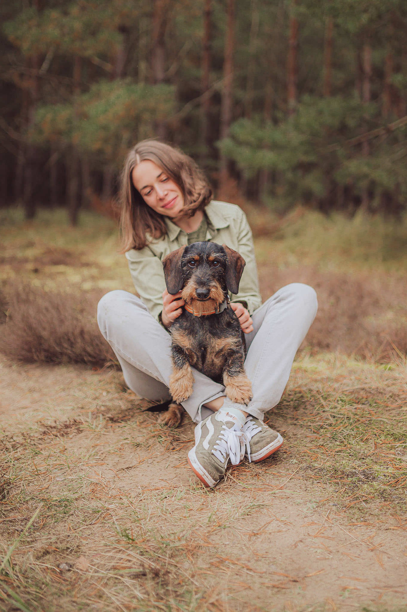 Kuscheliges Hundeshooting draußen – Decke, Nähe & Natur