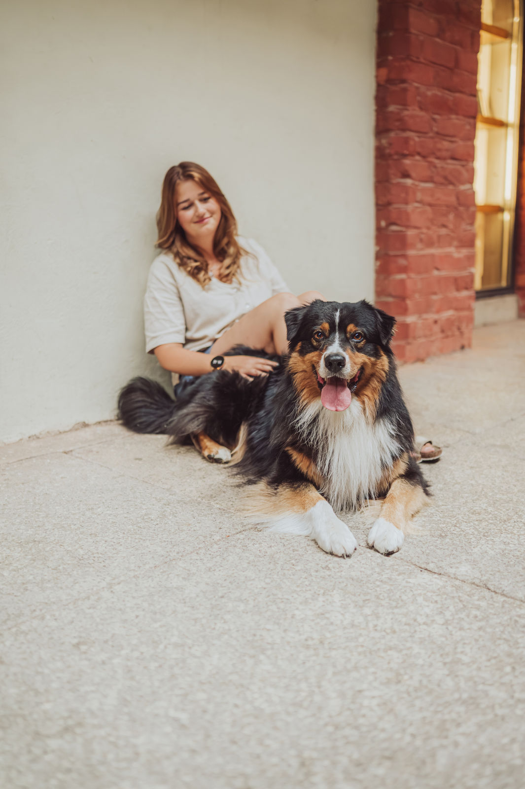 Fotoshooting Hund Stralsund in der Altstadt