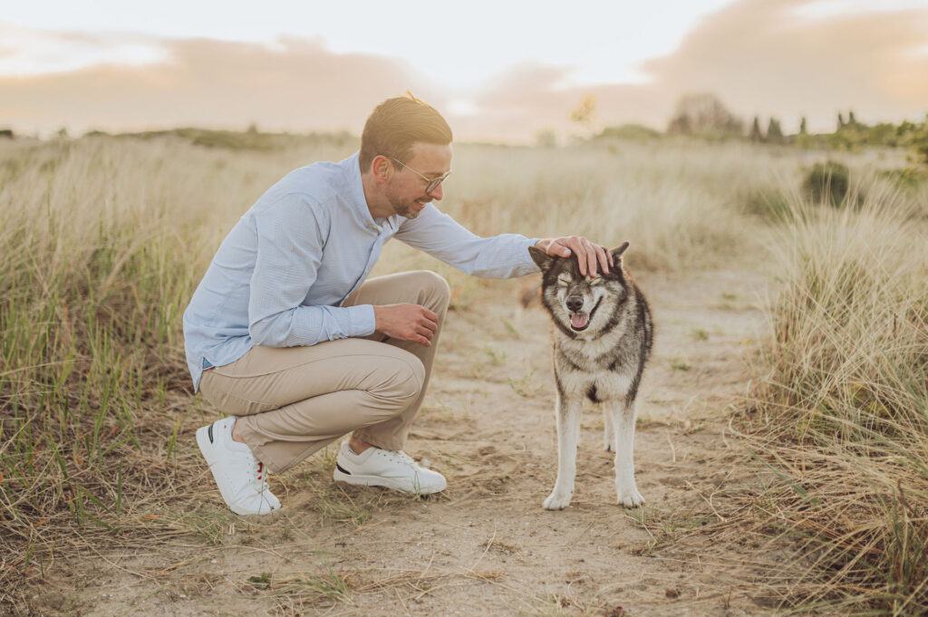 Ostsee urlaub mit hund ausflug fotoshooting rostock graal husky ruegen heiliendamm 12