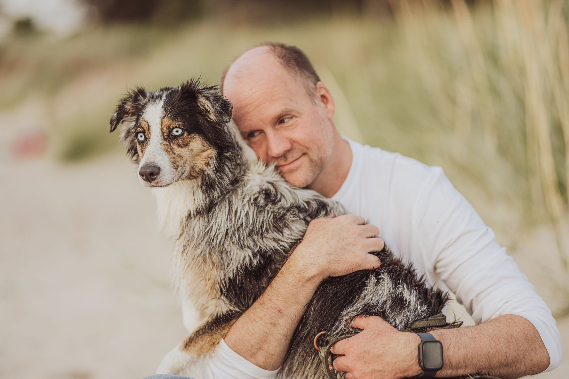 Familienfotoshooting-Hund-Australian-Shepherd-Ostsee-Graal-Müritz-15 Familienfotoshooting Hund Australian Shepherd Ostsee Graal Mueritz 15