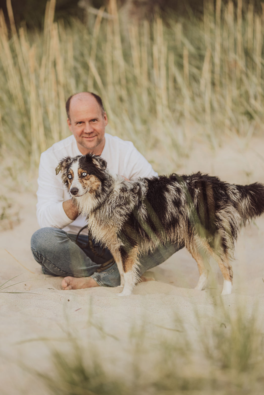 Familienfotoshooting-Hund-Australian-Shepherd-Ostsee-Graal-Müritz-16 Familienfotoshooting Hund Australian Shepherd Ostsee Graal Mueritz 16