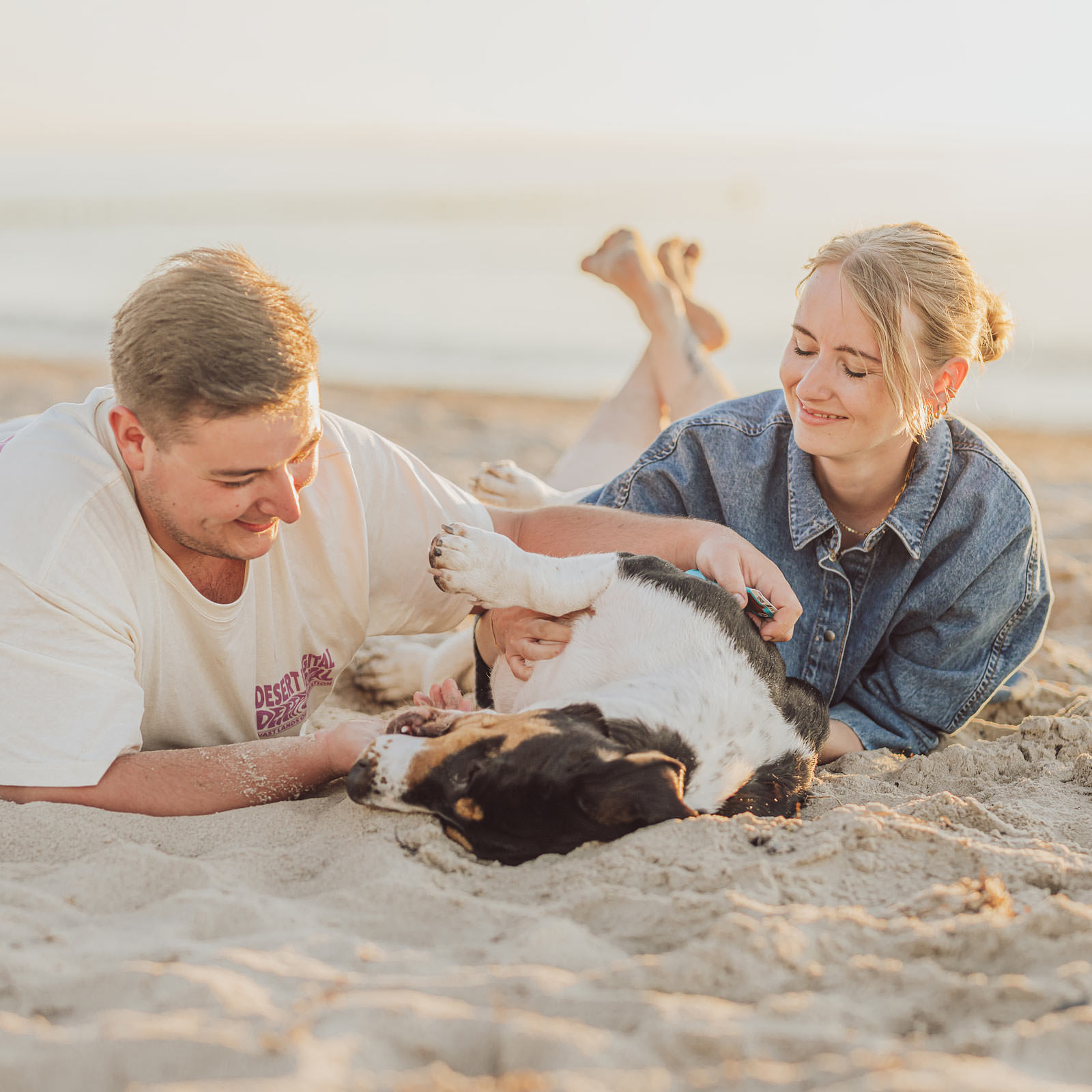 Fotoshooting mit Hund im Urlaub am Ostseestrand
